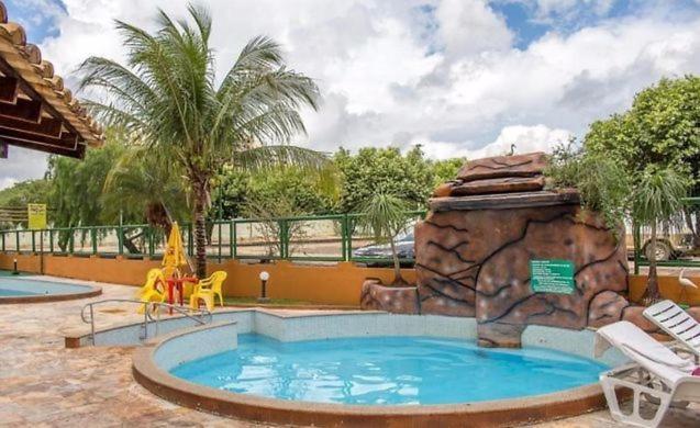 Thermas Place Suíte Caldas Novas com Piscinas Termais Exterior foto