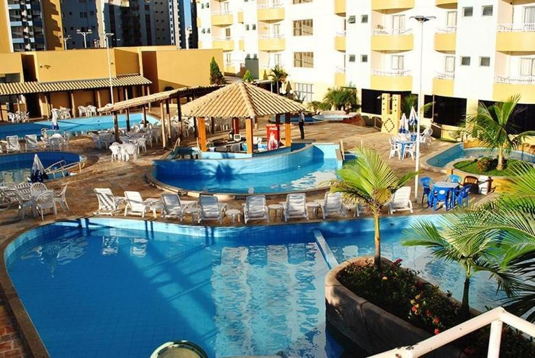 Thermas Place Suíte Caldas Novas com Piscinas Termais Exterior foto
